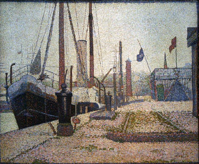Georges Seurat Honfleur France oil painting art